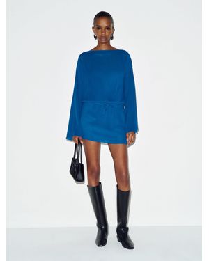 Reformation Evania Dress - Blue