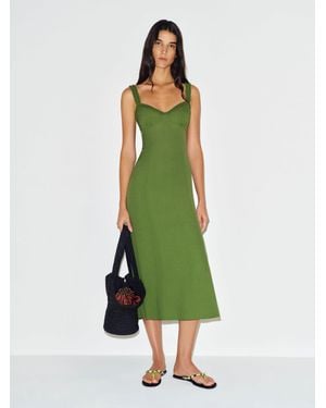 Reformation Tully Dress Palm 0 - Green