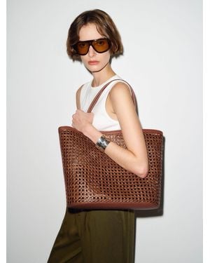 Reformation Isabella Tote - Brown