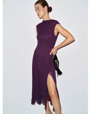 Reformation Esmeralda Dress 0 - Purple