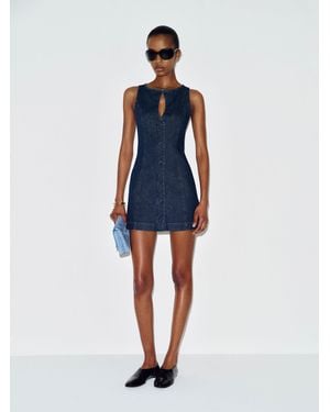 Reformation Pola Denim Mini Dress 0 - Blue