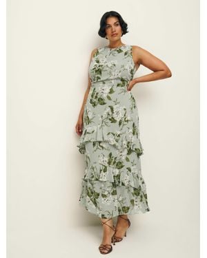Reformation Magnus Dress Es - Natural