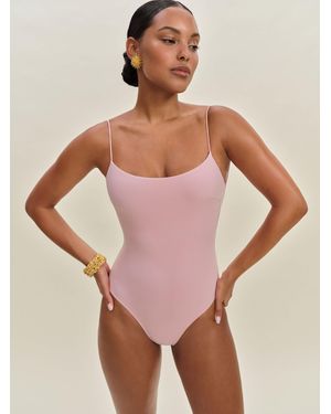 Reformation Palma One Piece Swimsuit - Natural