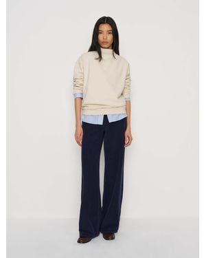 Reformation Jade Mock Neck Sweatshirt - White