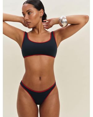 Reformation Douro Bikini Bottom - Black