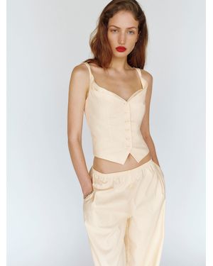 Reformation Tana Top 0 - Natural