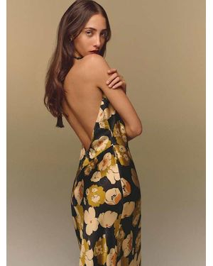 reformation bianca silk dress Reformation Bianca Silk Dress Es 14 in Green