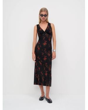 Reformation Brayden Knit Dress - Black