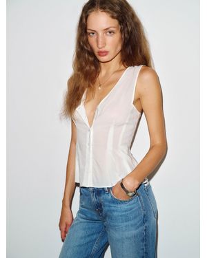 Reformation Ella-Jane Top 0 - White