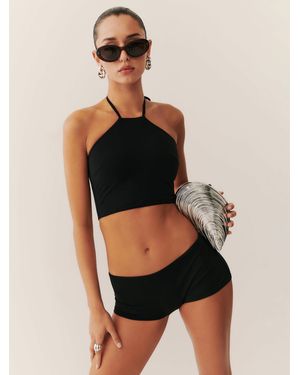 Reformation Faro Bikini Bottom - Black