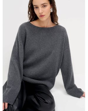 Reformation Beverly Cashmere Sweater - Gray