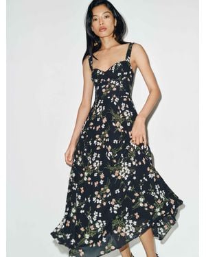 Reformation Lela Dress Lace 0 - Blue