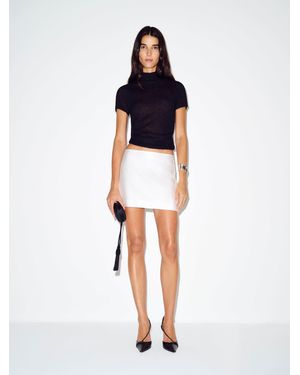 Reformation Carla Low Waist Skirt 4 - White