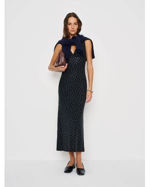 reformation bridger knit dress Reformation Brayden Knit Dress in Blue