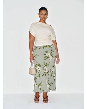 Reformation Iris Knit Top Es - White