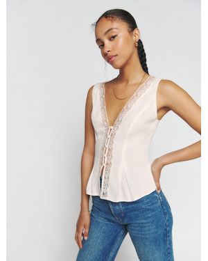 Reformation Cristina Top - Blue