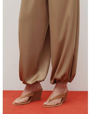 Reformation Jessie Wedge Thong 5 - Brown