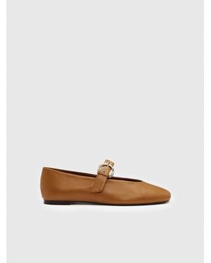 Reformation Bethany Ballet Flat - White