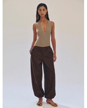 Reformation Aven Pant - Brown