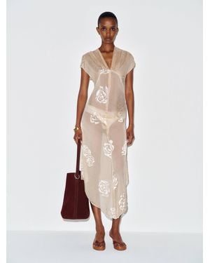 Reformation Vintage Norah Dress Satin - White