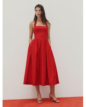 Reformation Seine Dress - Red
