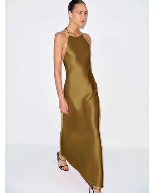 Reformation Jeany Silk Dress - Yellow