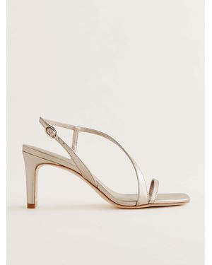 Reformation Milo Heeled Sandal - Natural