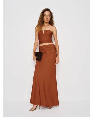 Reformation Amir Knit Two Piece - Brown