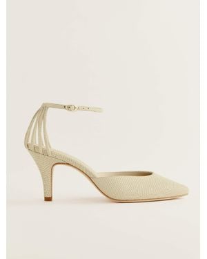 Reformation Daria Heeled Pump 6 - Natural