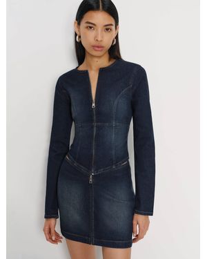 Reformation Mika Super Stretch Denim Jacket - Blue