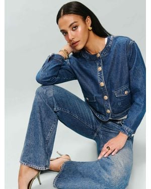 Reformation Braxton Denim Jacket - Blue