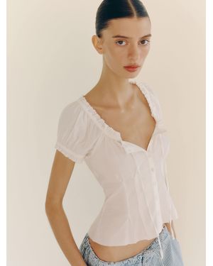 Reformation Adina Top 0 - Black
