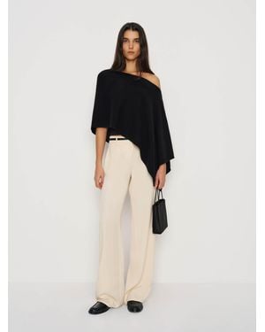 Reformation Alden Cashmere Poncho - Black
