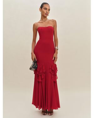 Reformation Aivana Dress 6 - Red