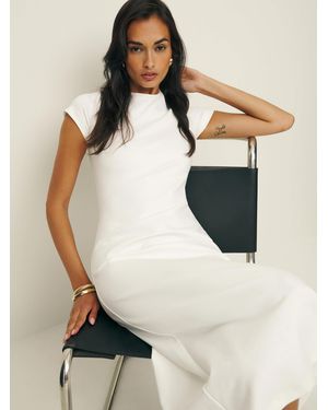Reformation Elona Knit Dress 4 - Natural