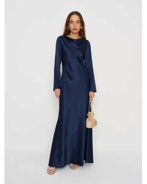 Reformation Pike Silk Maxi Dress 0 - Blue