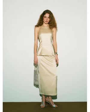 Reformation Celine Silk Two Piece 0 - White