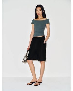 Reformation Florence Knit Top - White