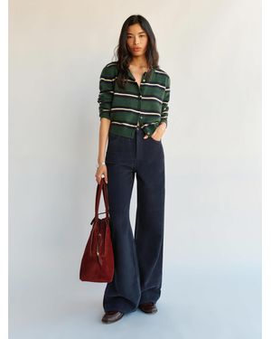 Reformation Clara Cashmere Crew Cardigan - Multicolour