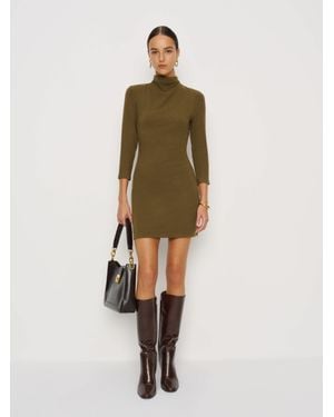Reformation Camille Knit Dress - Natural