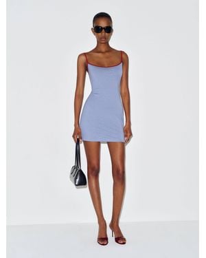 Reformation Corinne Knit Dress - Blue