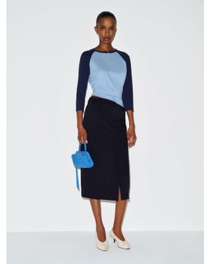 Reformation Renee Skirt 0 - Blue