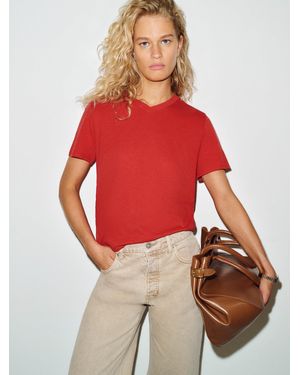 Reformation Lexi T-Shirt - Red