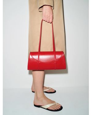 Reformation Elena Shoulder Bag - Red