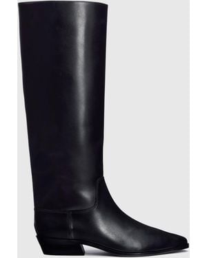 Reformation Dominique Knee Boot Leather 5 - Blue