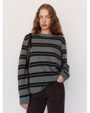 Reformation Cashmere Boyfriend Jumper - Black