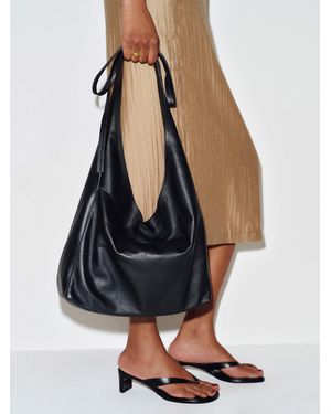 Reformation Medium Vittoria Tote Bag Leather - Black