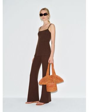 Reformation Bria Knit Two Piece - White