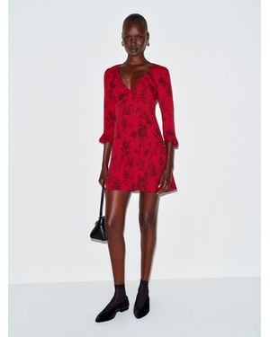 Reformation Lyssa Dress 0 - Red