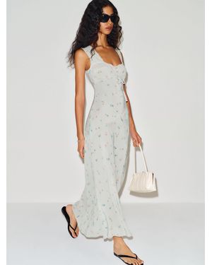 Reformation Saphira Dress Lace - White